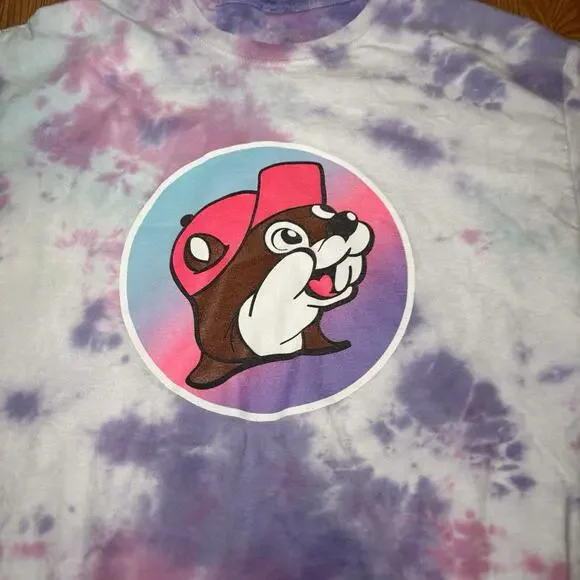 Buc-ee’s Tie Dye T-Shirt Medium Multicolor Take Me To Buc-ee’s - Picture 3 of 5
